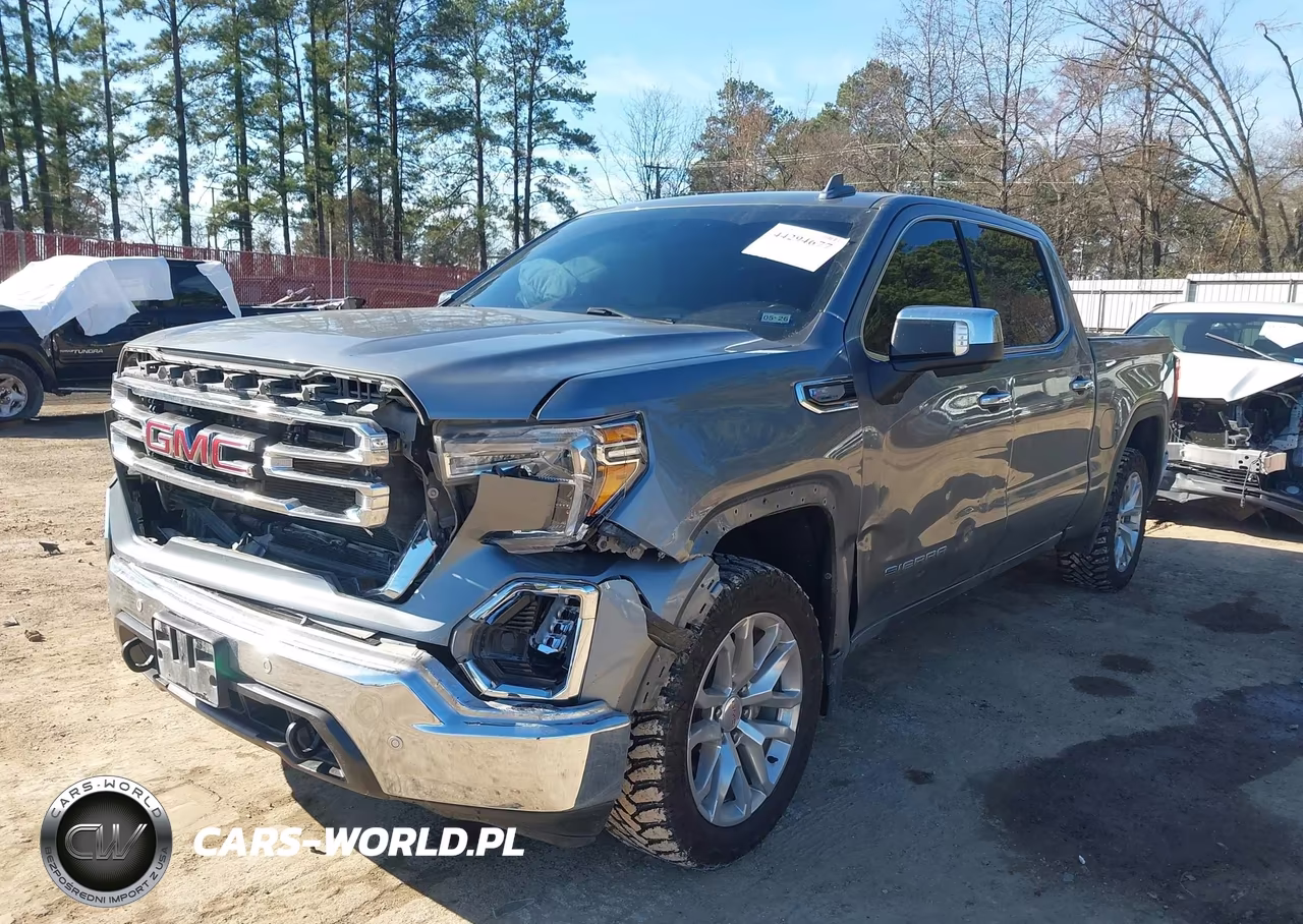 2021 GMC Sierra 1500 4Wd Short Box Slt VIN:1GTU9DET7MZ134197 - 2