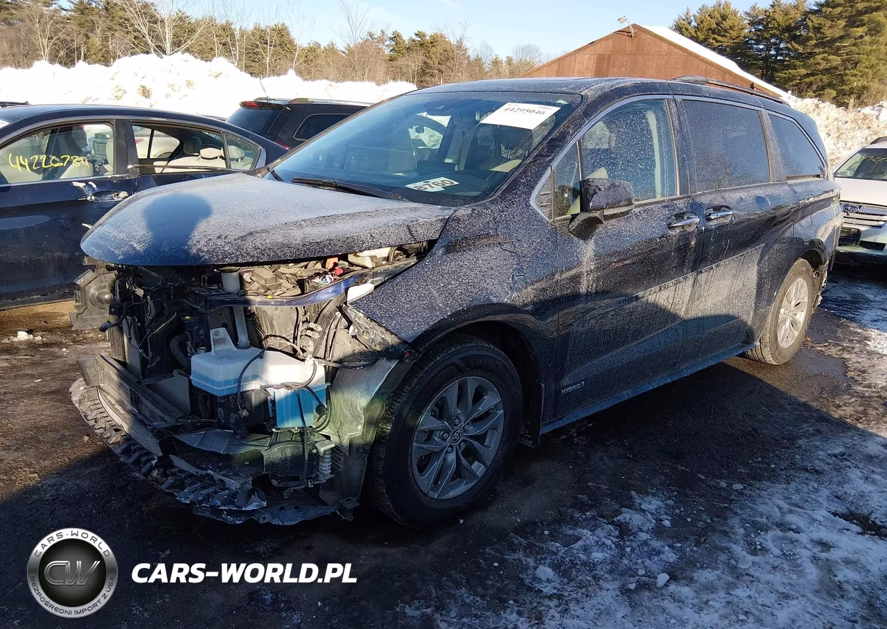 2021 Toyota Sienna Xle VIN:5TDJSKFC0MS015371 - 2