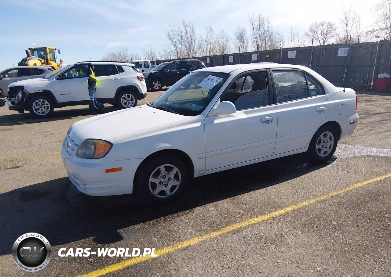 2004 Hyundai Accent Gl VIN:KMHCG45C14U535254 - 2