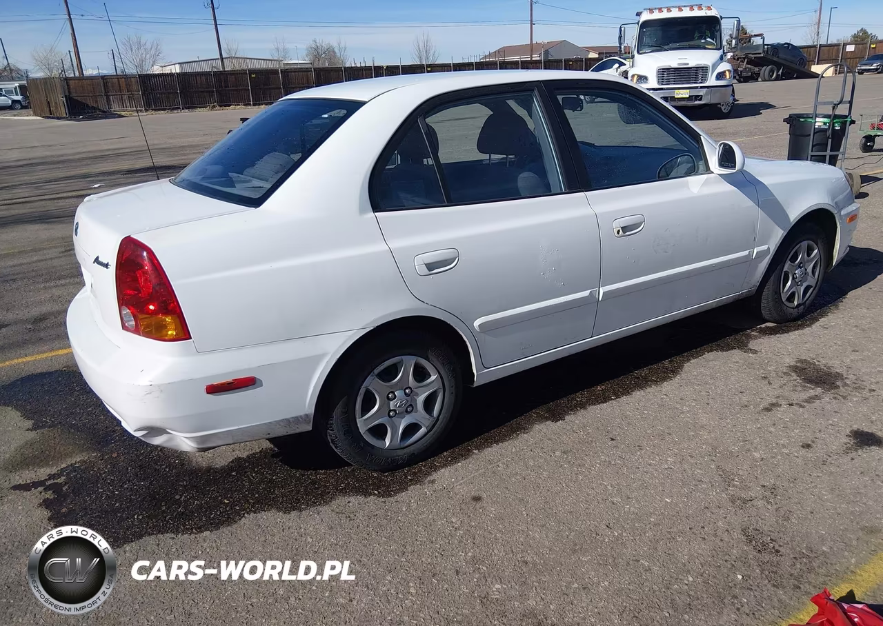 2004 Hyundai Accent Gl VIN:KMHCG45C14U535254 - 4
