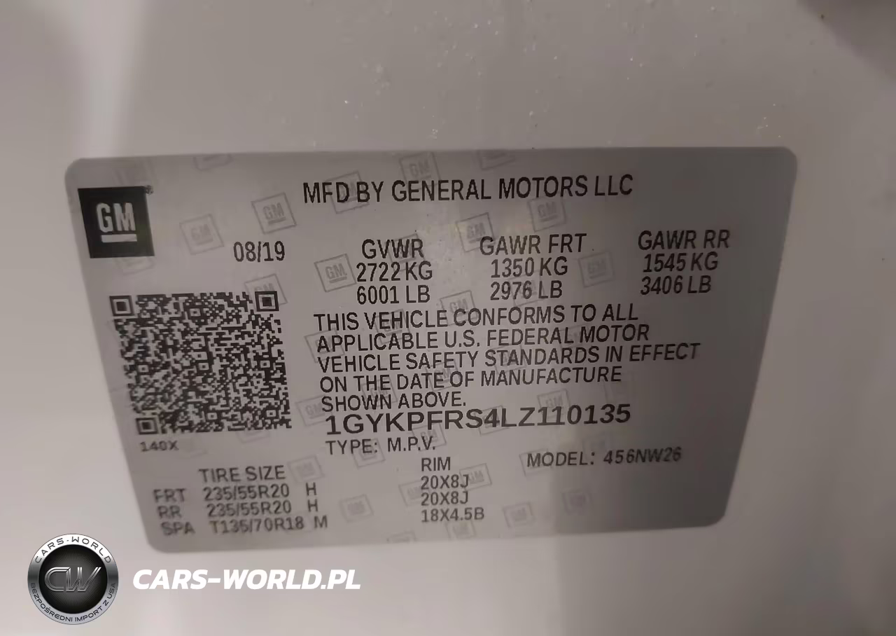 2020 Cadillac Xt6 Awd Premium Luxury VIN:1GYKPFRS4LZ110135 - 9