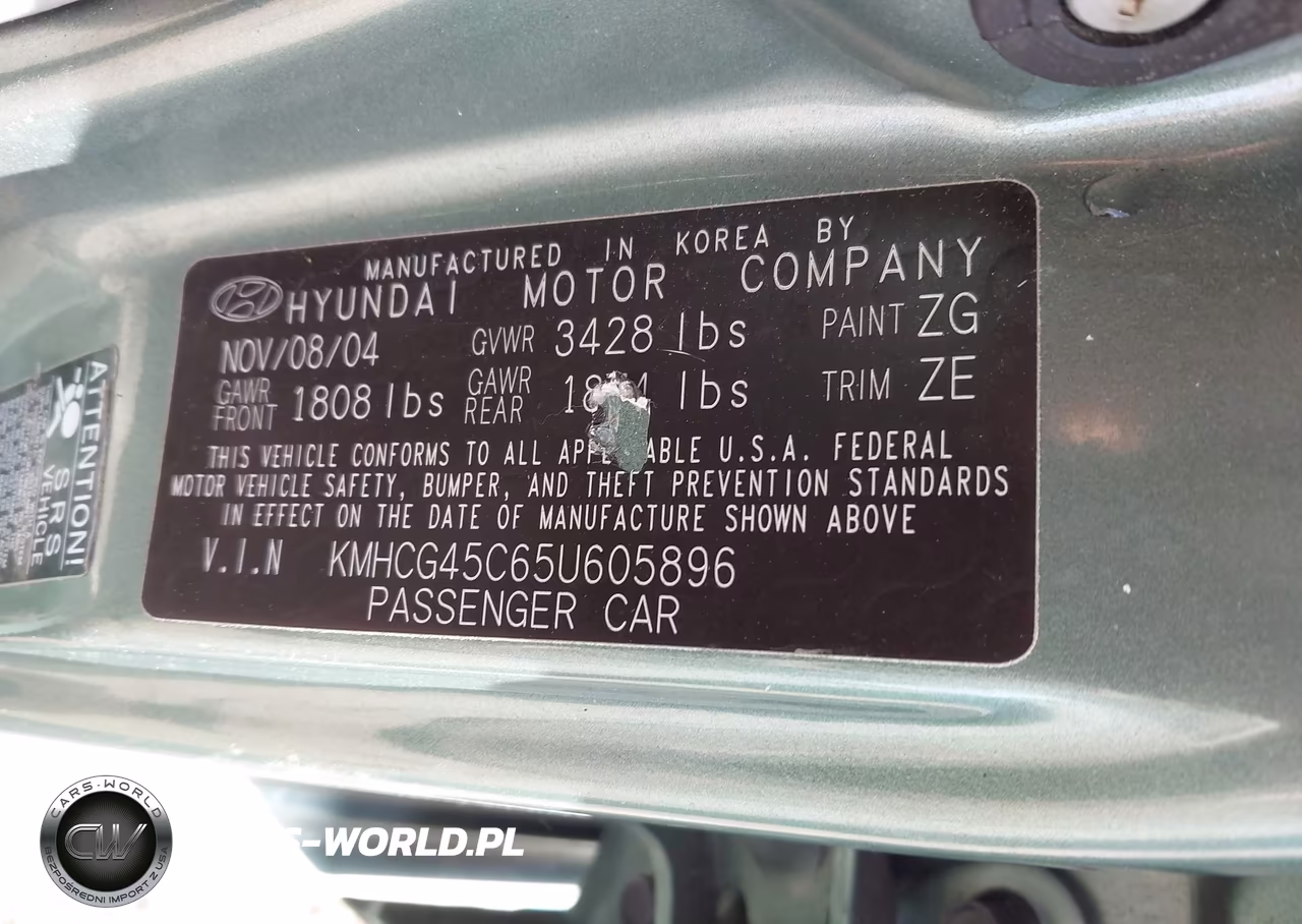 2005 Hyundai Accent Gls VIN:KMHCG45C65U605896 - 9