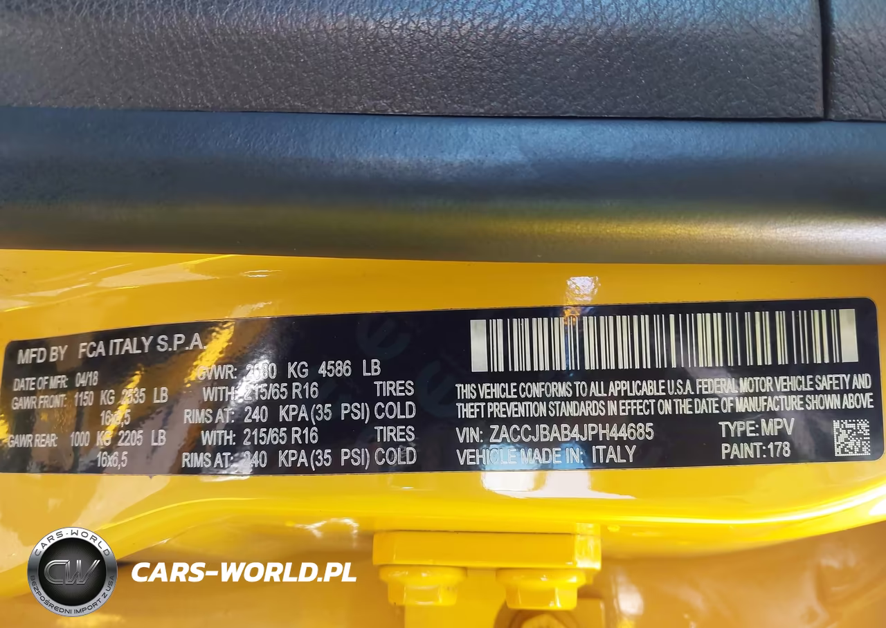 2018 Jeep Renegade Sport 4X4 VIN:ZACCJBAB4JPH44685 - 9