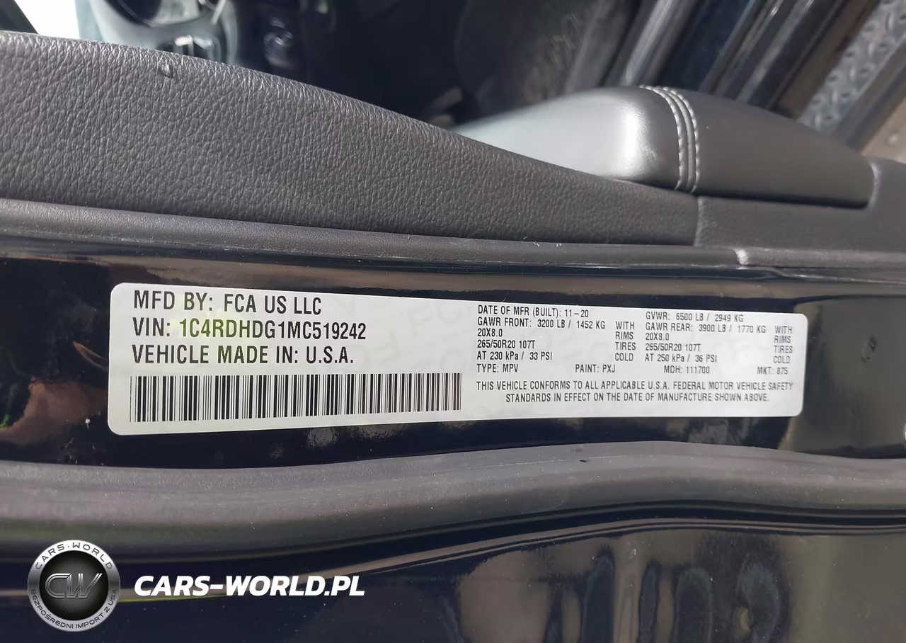 2021 Dodge Durango Gt Plus Rwd VIN:1C4RDHDG1MC519242 - 9