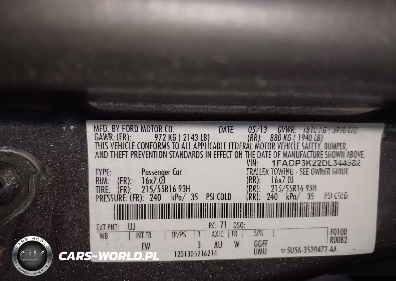 2013 Ford Focus Se VIN:1FADP3K22DL344582 - 9