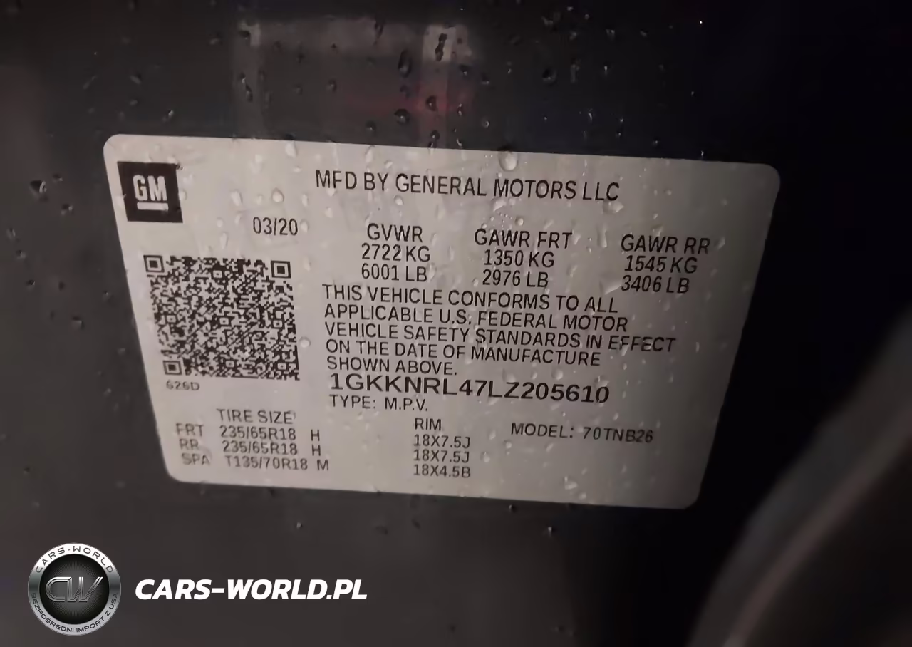 2020 GMC Acadia Fwd Sle VIN:1GKKNRL47LZ205610 - 9