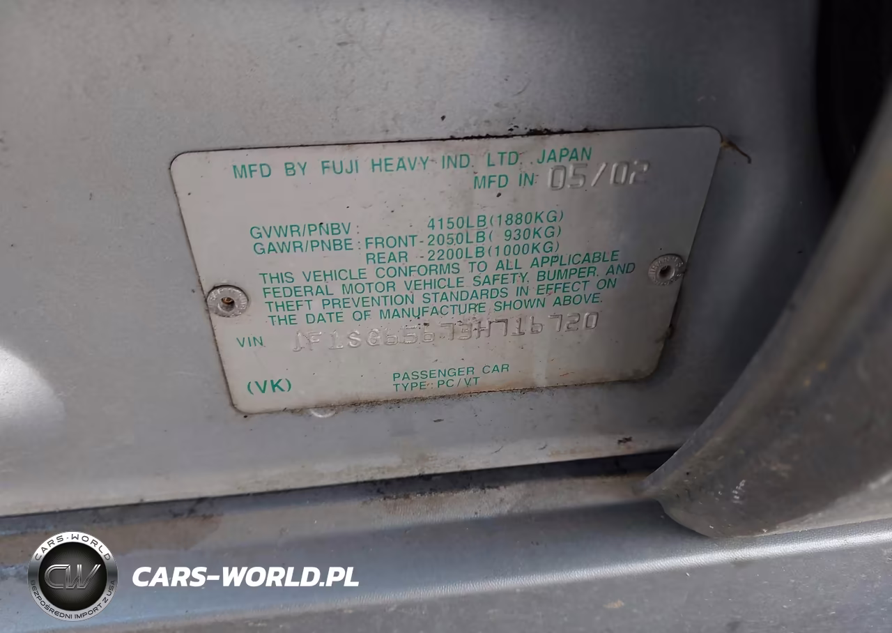 2003 Subaru Forester Xs VIN:JF1SG65673H716720 - 9