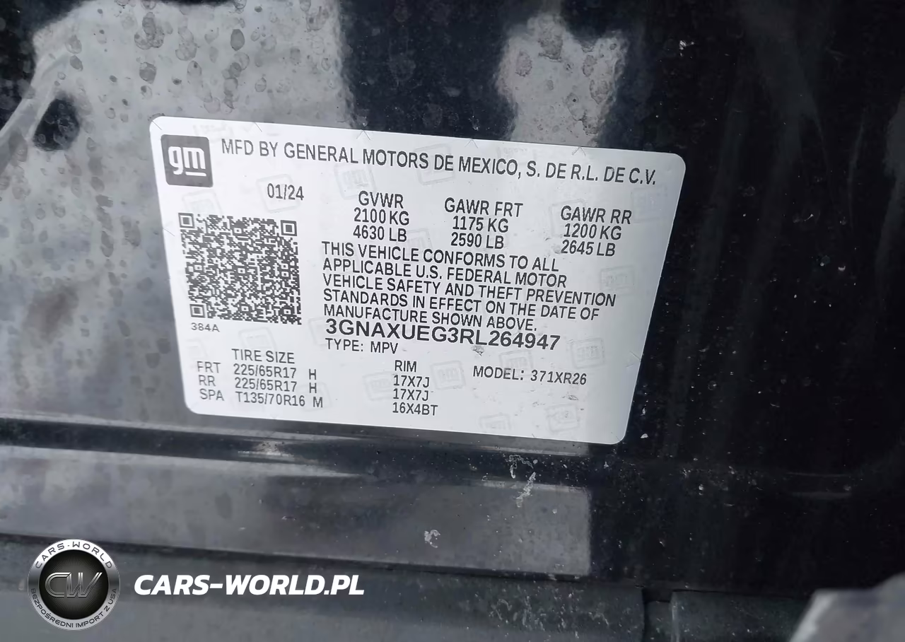2024 Chevrolet Equinox Awd Lt VIN:3GNAXUEG3RL264947 - 9