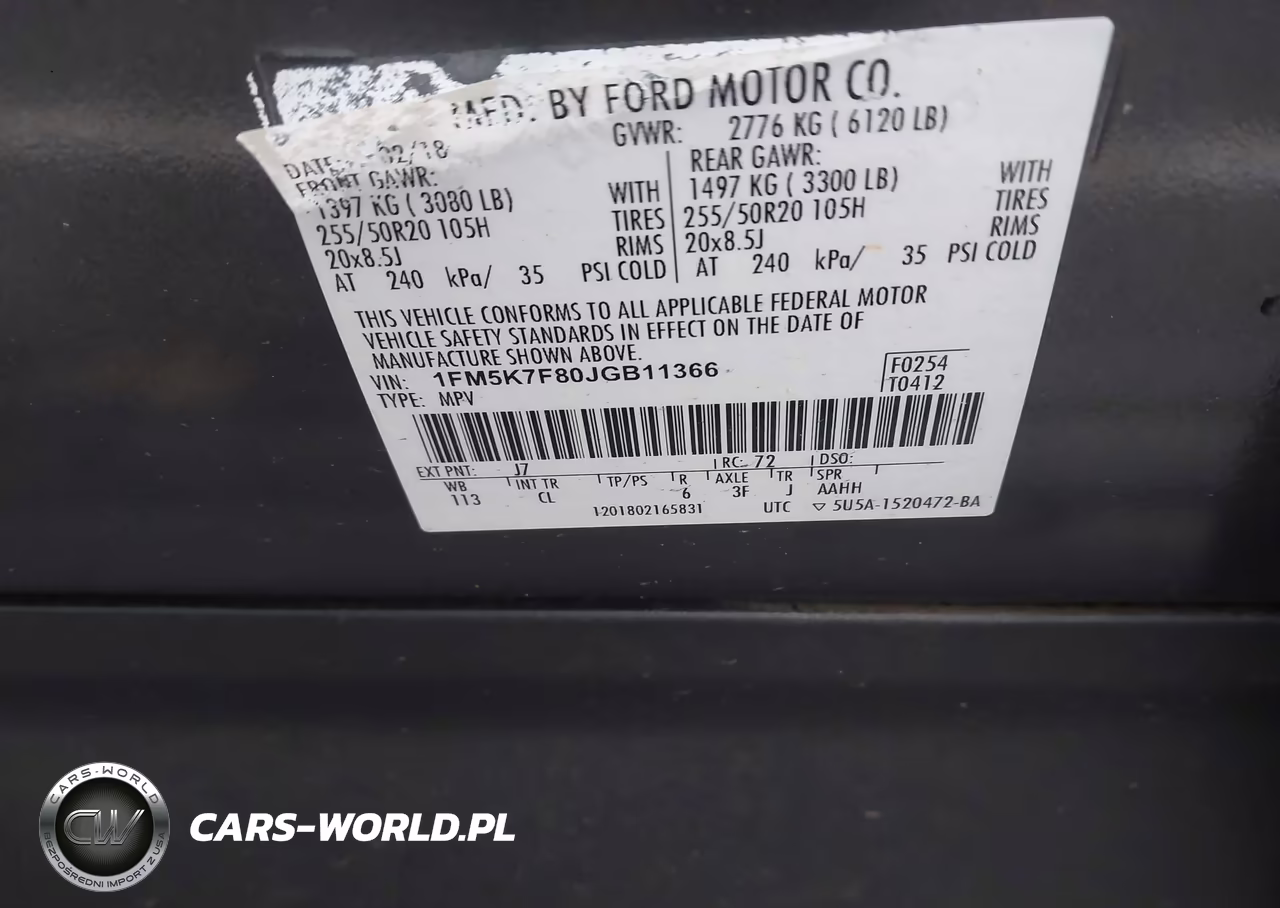 2018 Ford Explorer Limited VIN:1FM5K7F80JGB11366 - 9