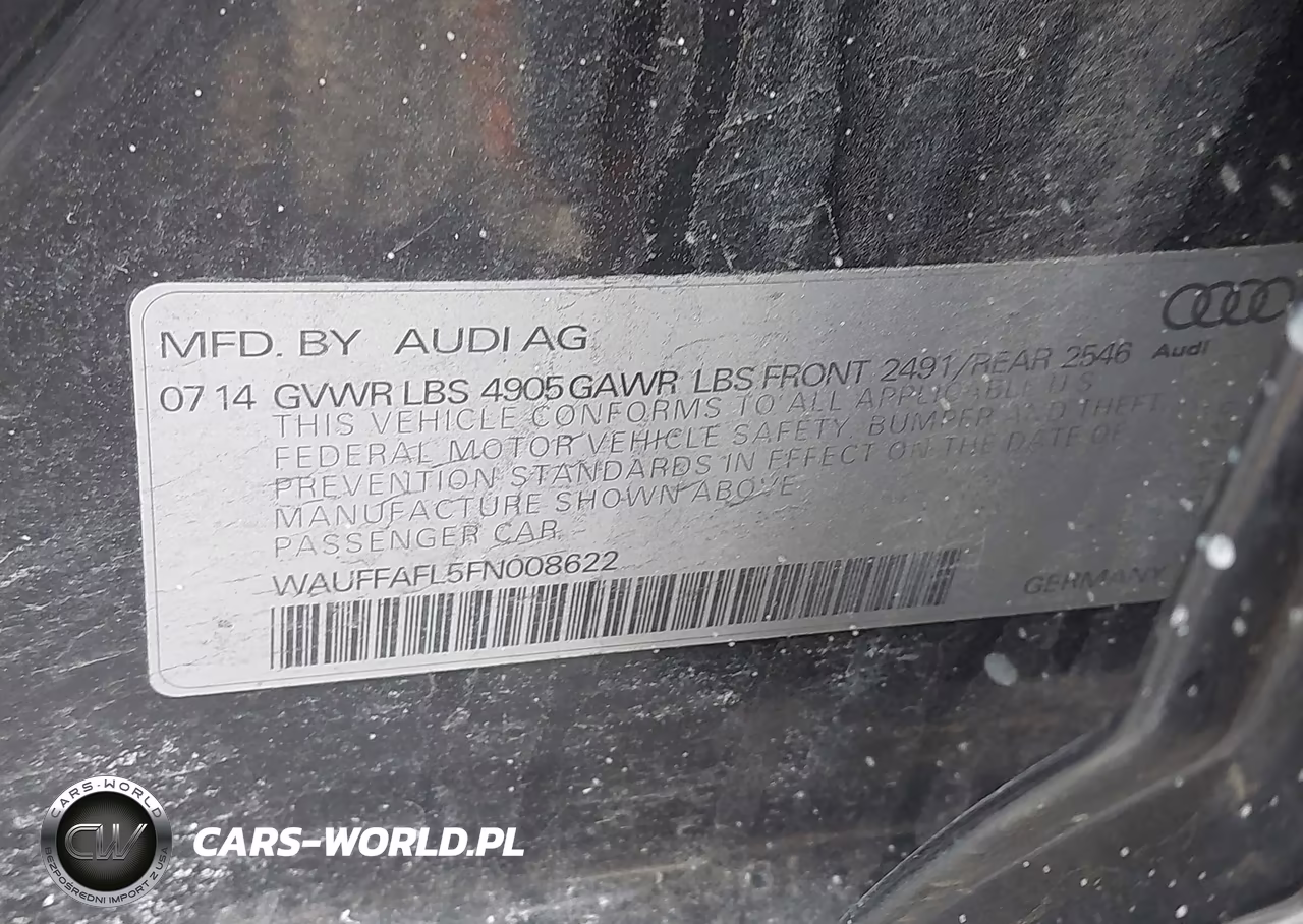 2015 Audi A4 2.0T Premium VIN:WAUFFAFL5FN008622 - 9