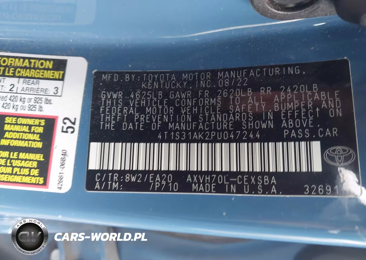 2023 Toyota Camry Se Hybrid VIN:4T1S31AK2PU047244 - 9