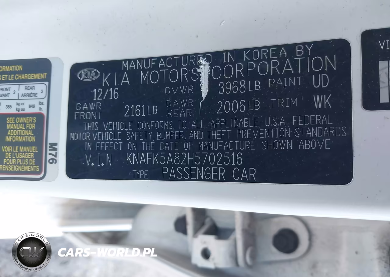 2017 Kia Forte Lx VIN:KNAFK5A82H5702516 - 9
