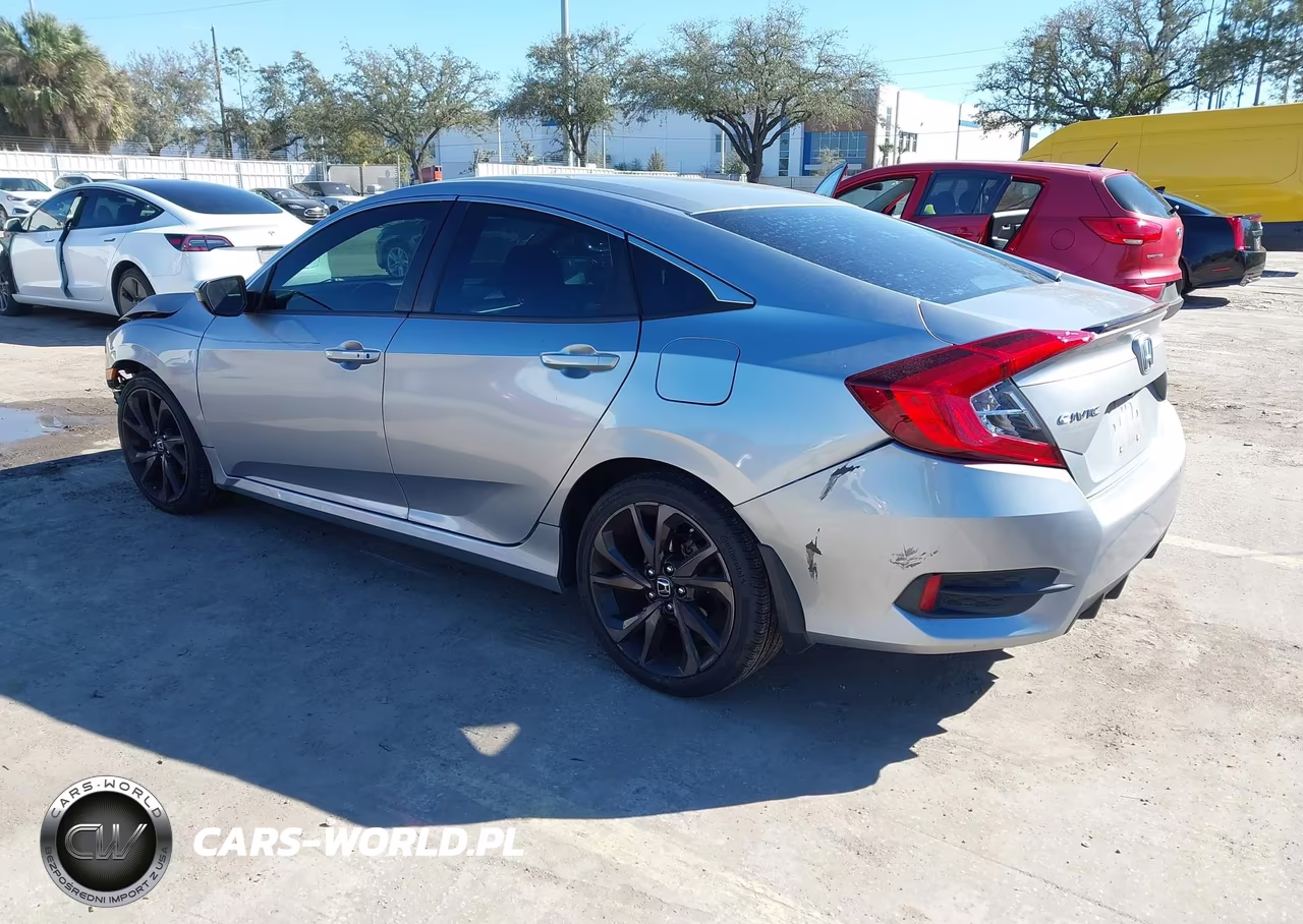 2020 Honda Civic Sport VIN:2HGFC2F80LH595878 - 3