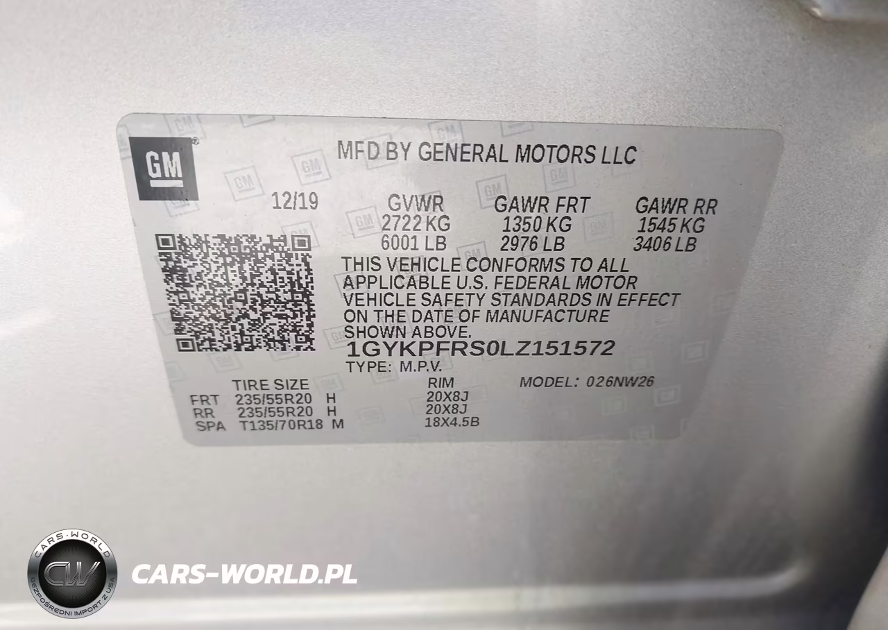 2020 Cadillac Xt6 Awd Premium Luxury VIN:1GYKPFRS0LZ151572 - 9