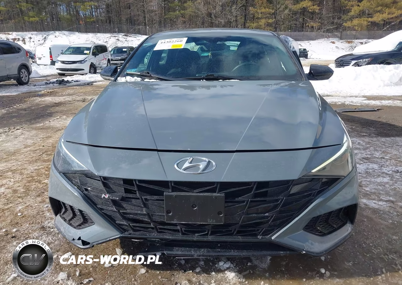 2021 Hyundai Elantra N Line VIN:KMHLR4AF8MU151322 - 12