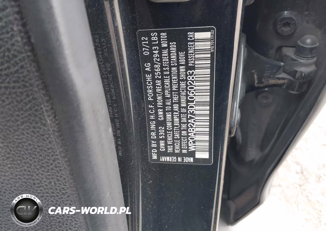 2013 Porsche Panamera S VIN:WP0AB2A73DL060283 - 9