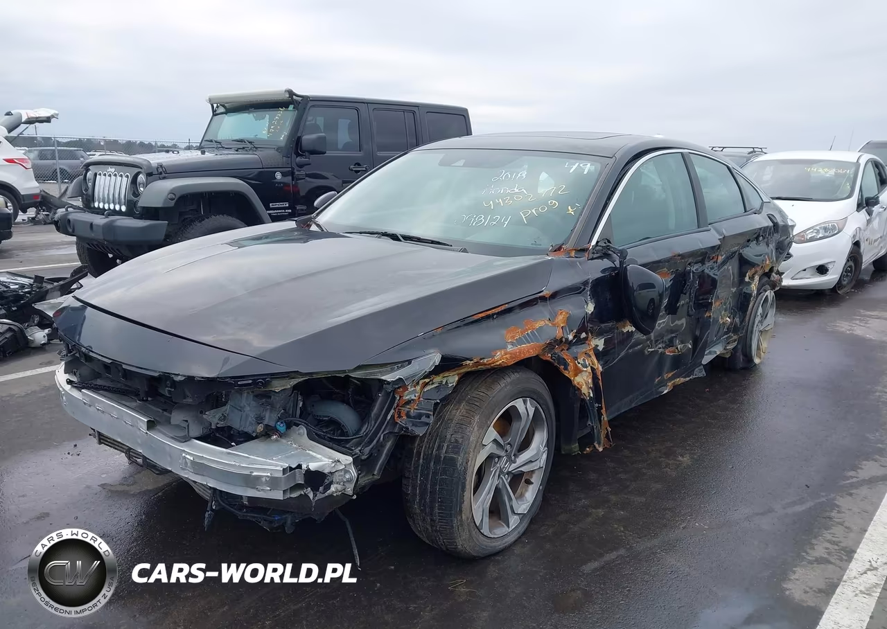 2018 Honda Accord Ex-L VIN:1HGCV1F55JA098124 - 2