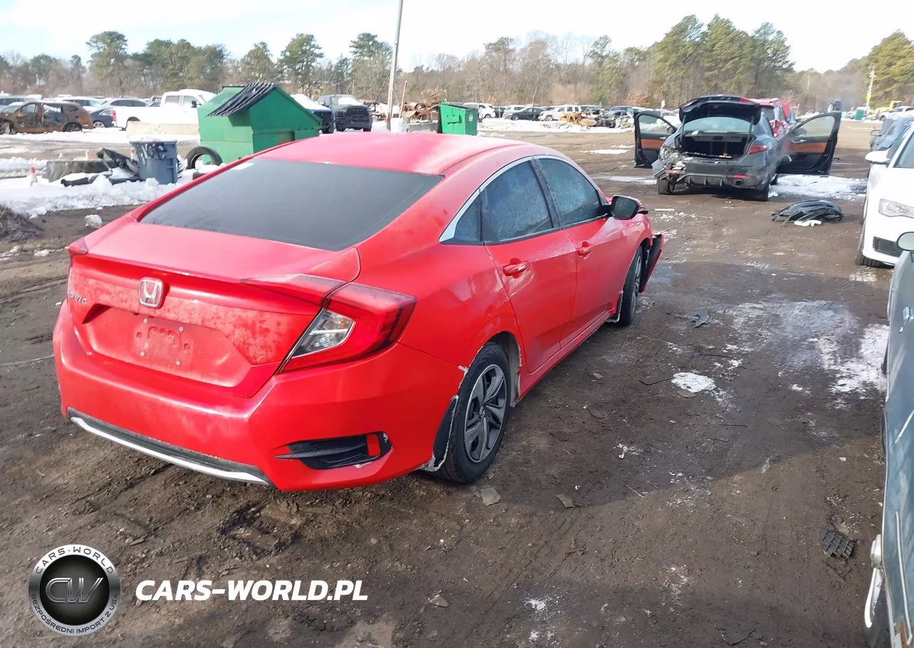 2020 Honda Civic Lx VIN:2HGFC2F65LH503212 - 4