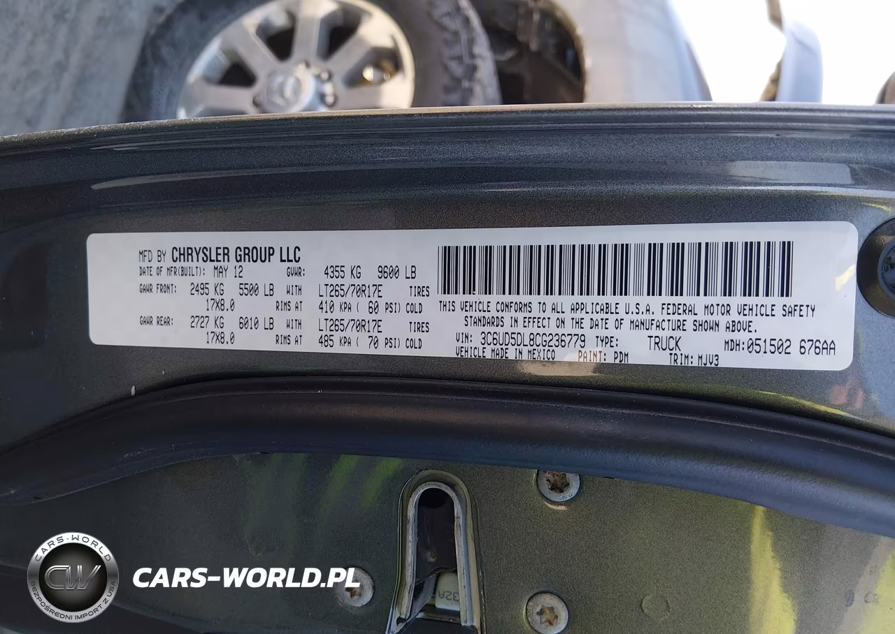 2012 Ram 2500 Slt VIN:3C6UD5DL8CG236779 - 9
