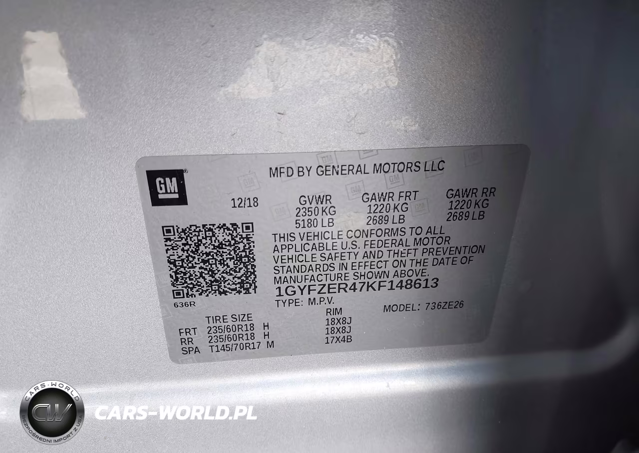 2019 Cadillac Xt4 Sport VIN:1GYFZER47KF148613 - 9