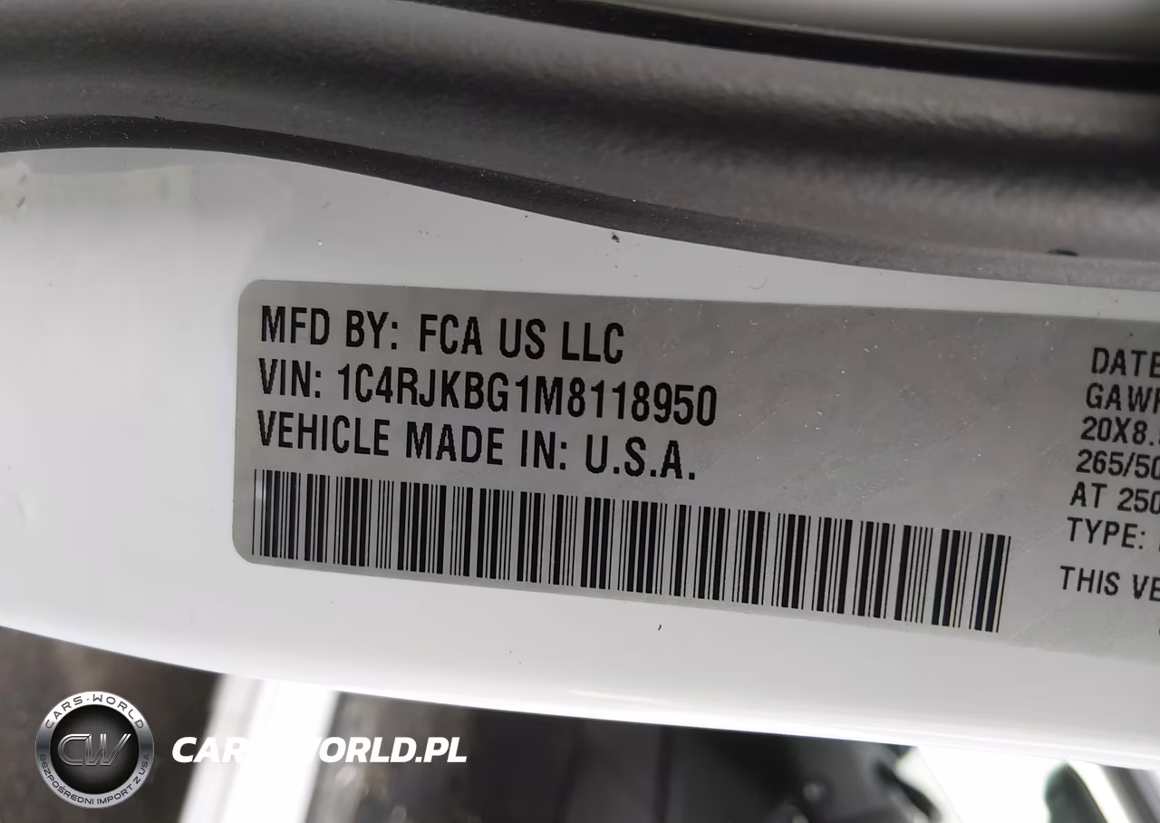 2021 Jeep Grand Cherokee L Limited 4X4 VIN:1C4RJKBG1M8118950 - 9