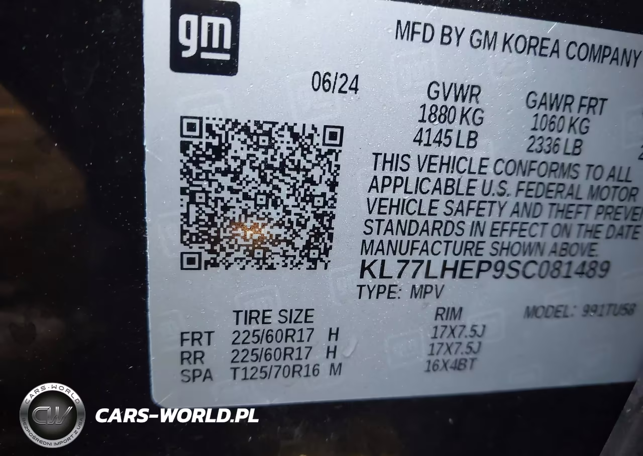 2025 Chevrolet Trax Fwd Lt VIN:KL77LHEP9SC081489 - 9