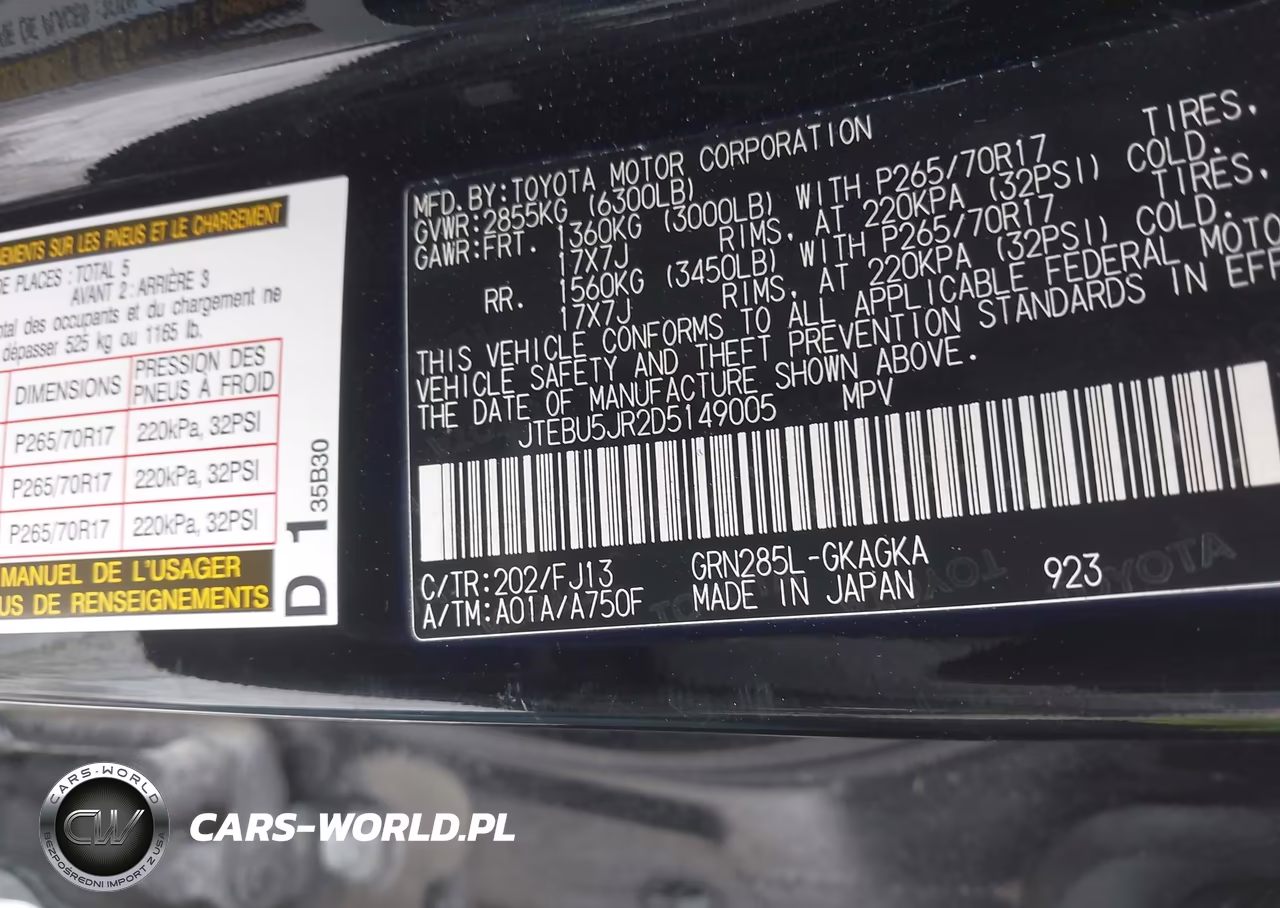 2013 Toyota 4Runner Sr5 VIN:JTEBU5JR2D5149005 - 9