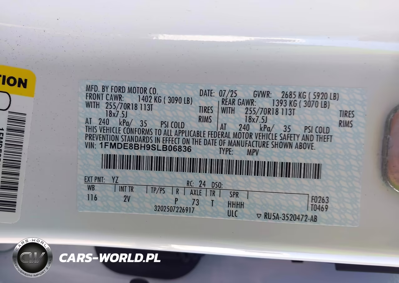 2025 Ford Bronco Outer Banks VIN:1FMDE8BH9SLB06836 - 9