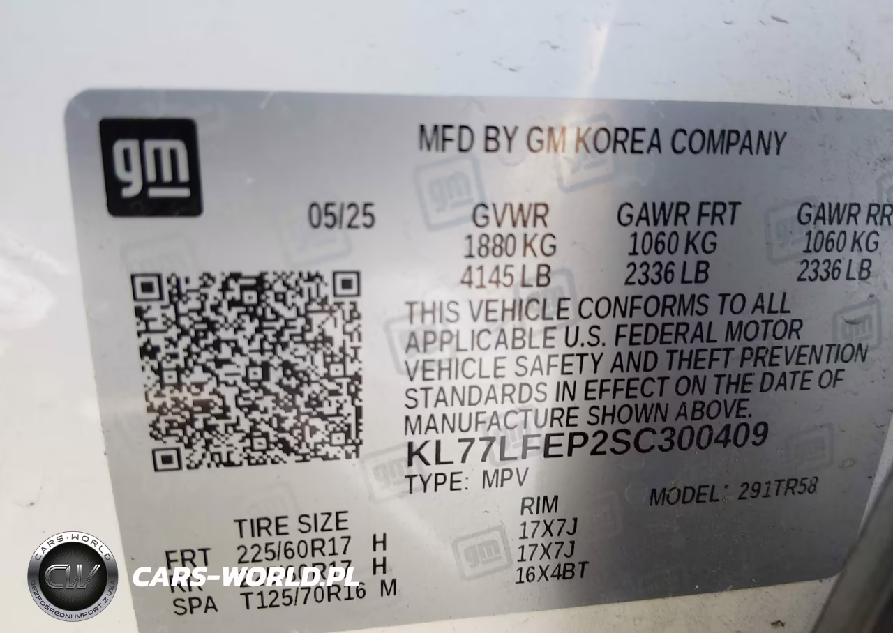 2025 Chevrolet Trax Fwd Ls VIN:KL77LFEP2SC300409 - 9