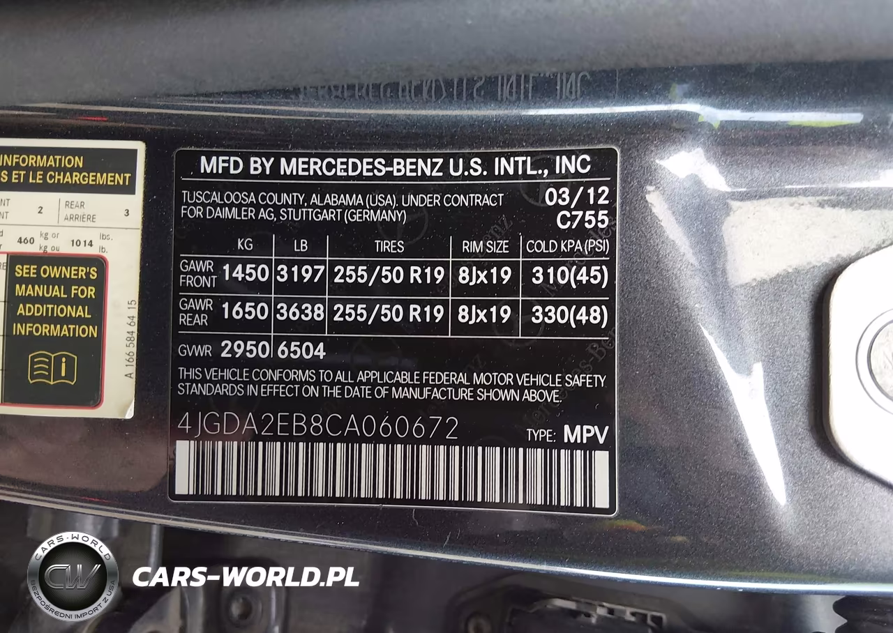 2012 Mercedes-Benz Ml 350 Bluetec 4Matic VIN:4JGDA2EB8CA060672 - 9