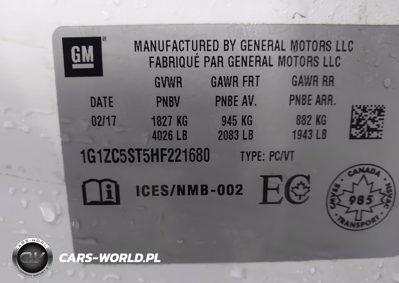 2017 Chevrolet Malibu 1Fl VIN:1G1ZC5ST5HF221680 - 9