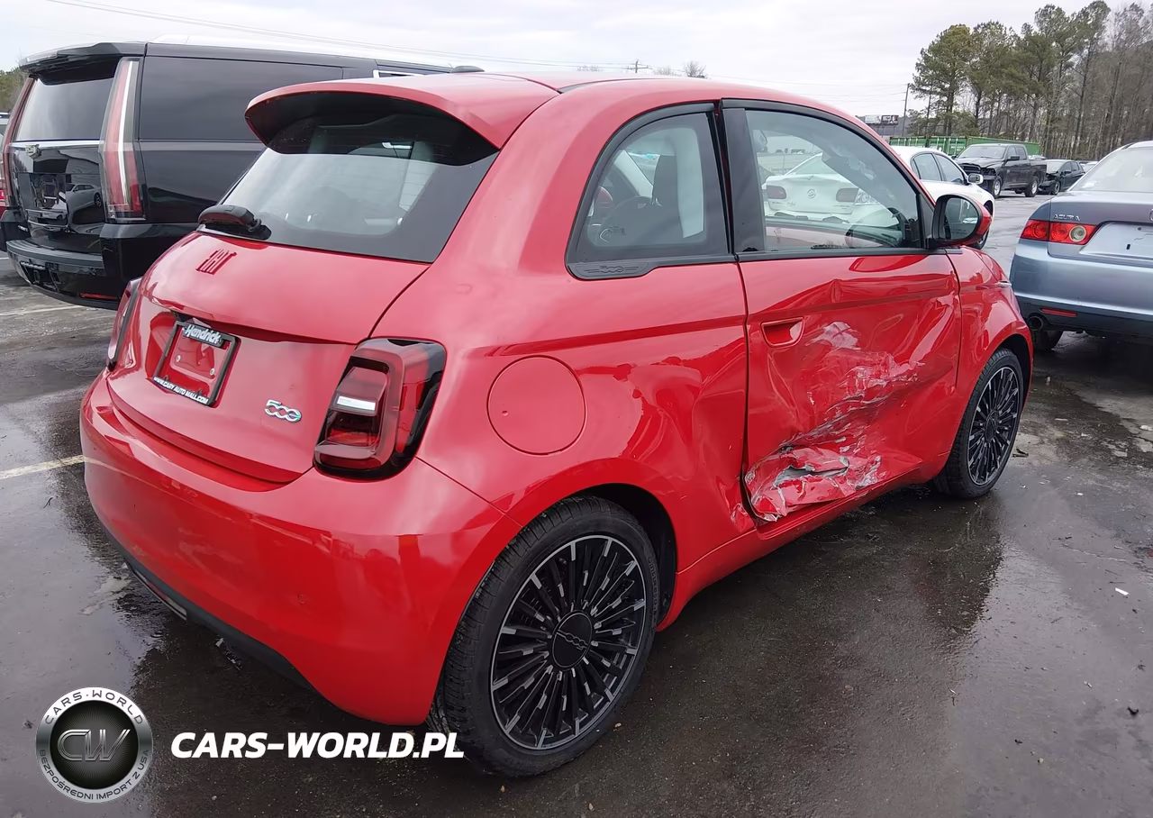 2024 Fiat 500E Inspi(Red) Fwd VIN:ZFAFFAA46RX209061 - 4