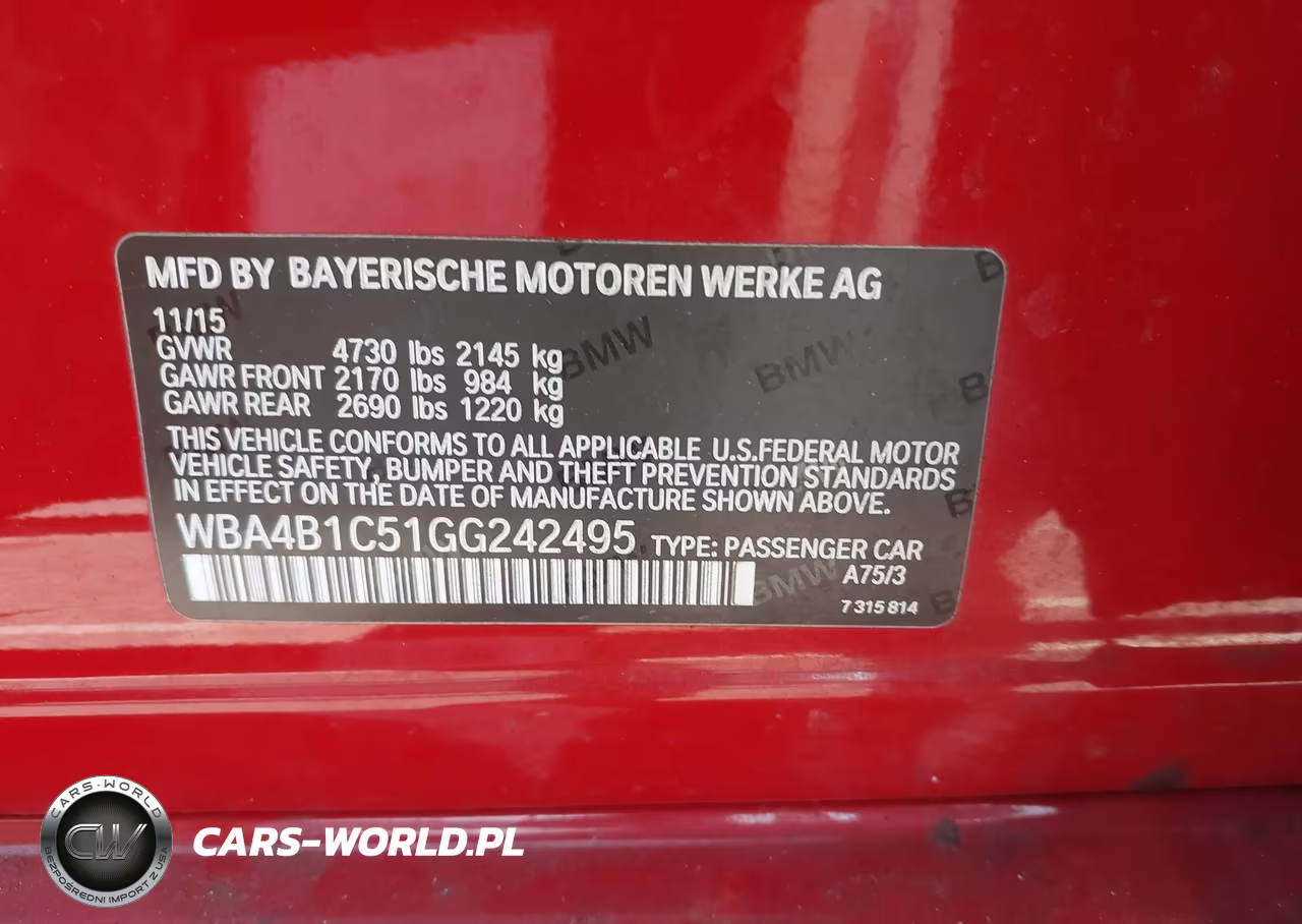 2016 BMW 435I Gran Coupe VIN:WBA4B1C51GG242495 - 9