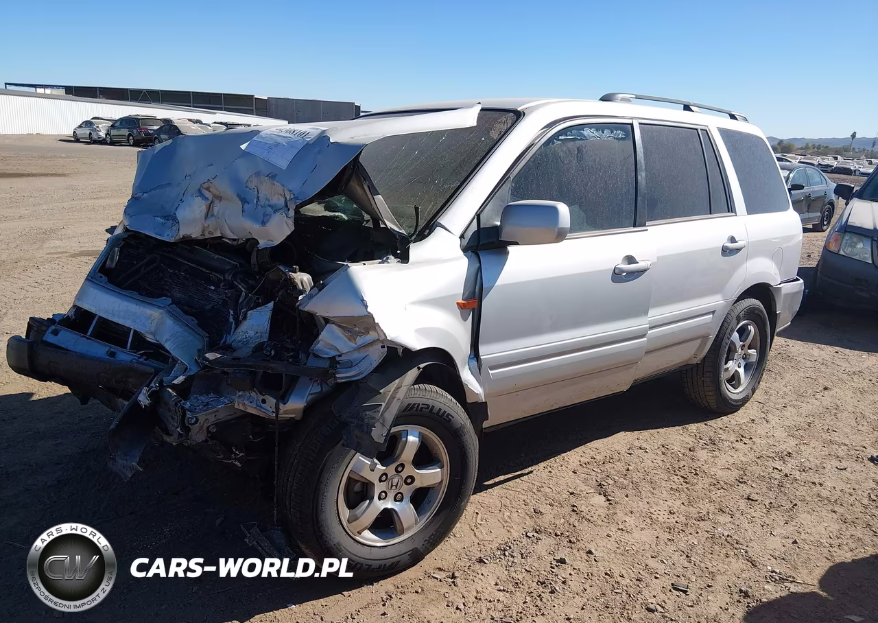 2007 Honda Pilot Ex VIN:5FNYF28467B046495 - 2