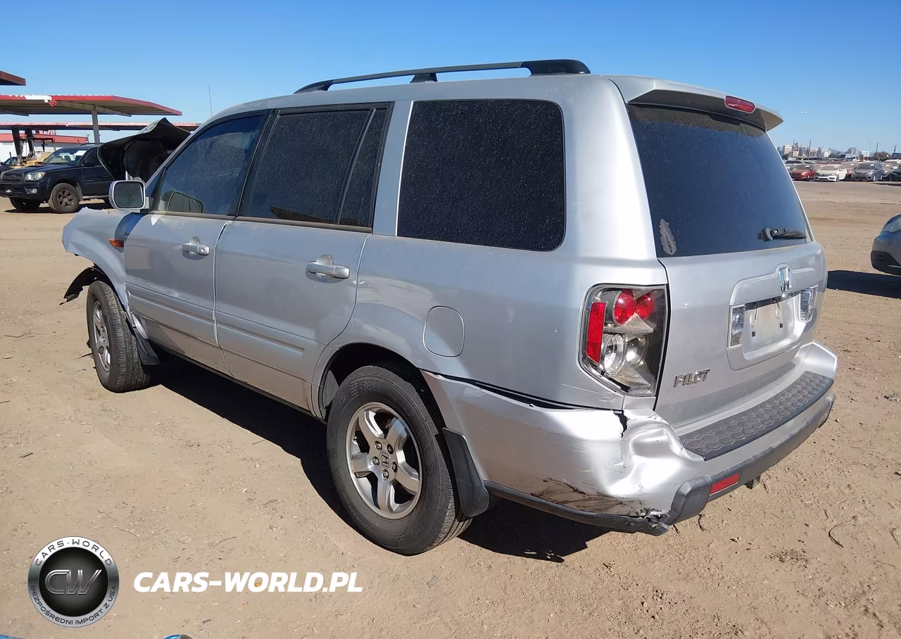 2007 Honda Pilot Ex VIN:5FNYF28467B046495 - 3