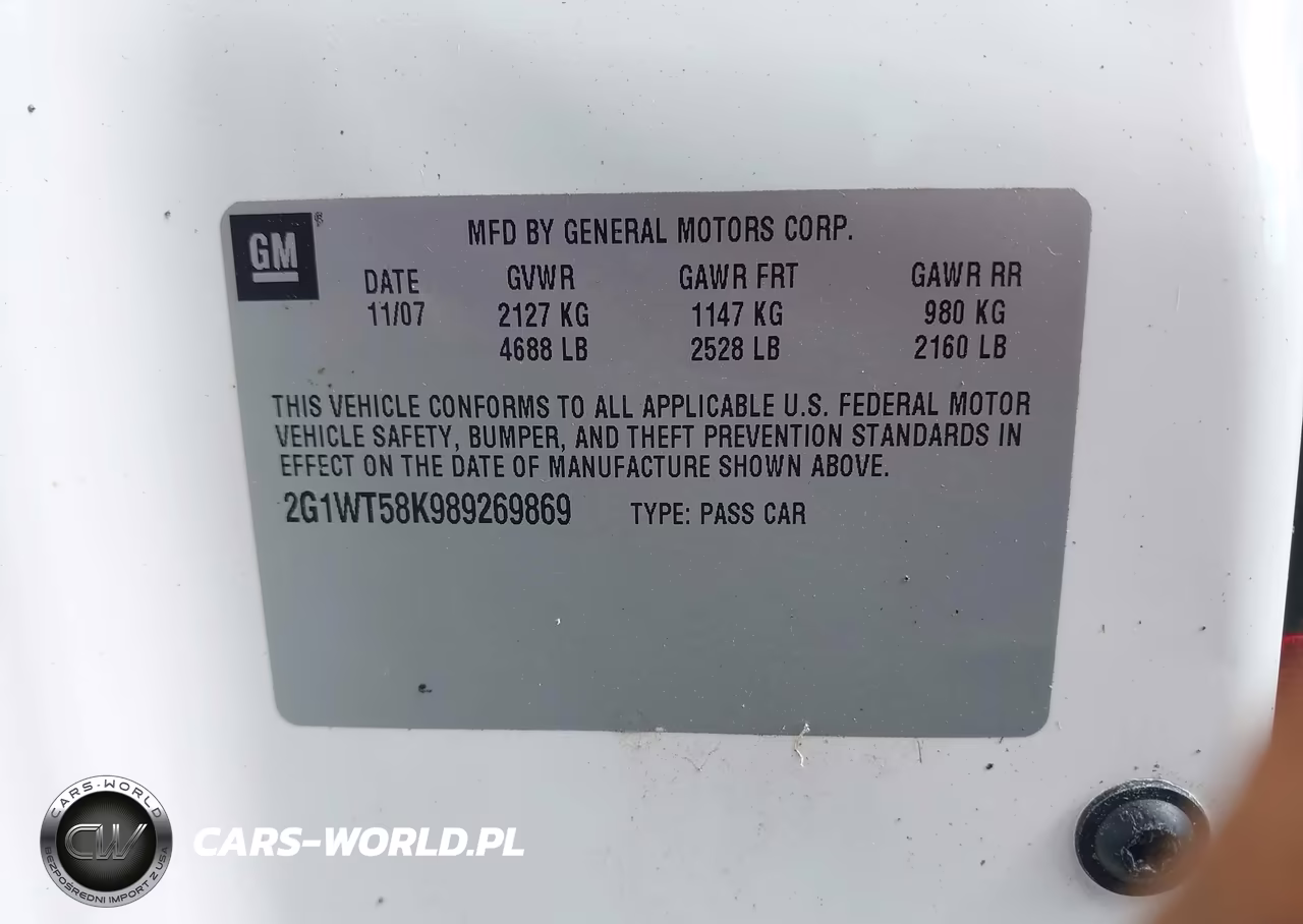 2008 Chevrolet Impala Lt VIN:2G1WT58K989269869 - 9