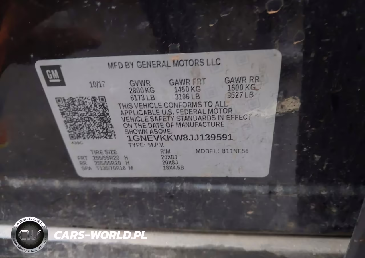 2018 Chevrolet Traverse High Country VIN:1GNEVKKW8JJ139591 - 9