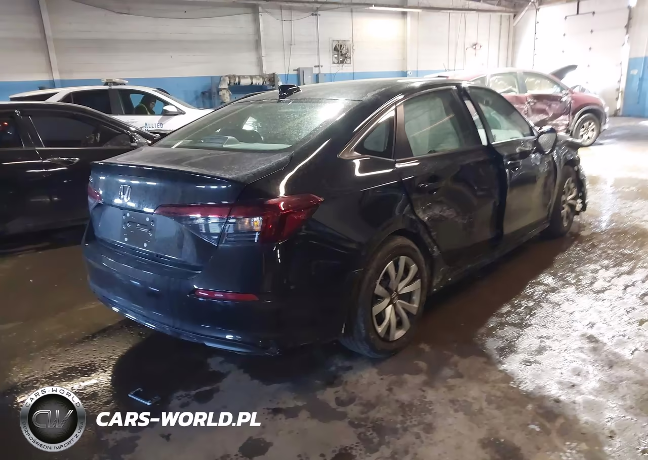 2025 Honda Civic Lx VIN:2HGFE2F22SH595742 - 4