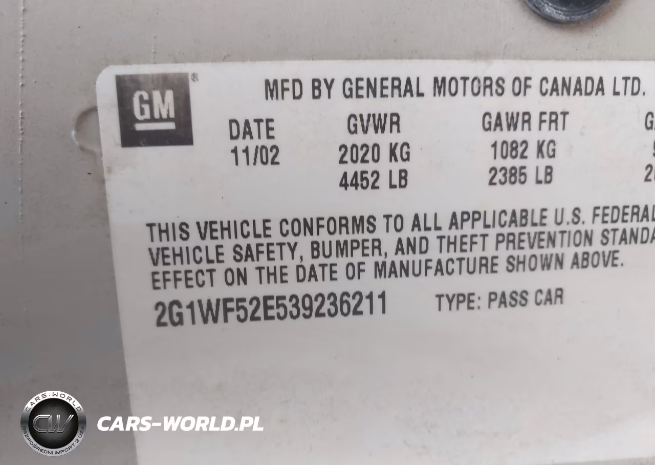 2003 Chevrolet Impala VIN:2G1WF52E539236211 - 9