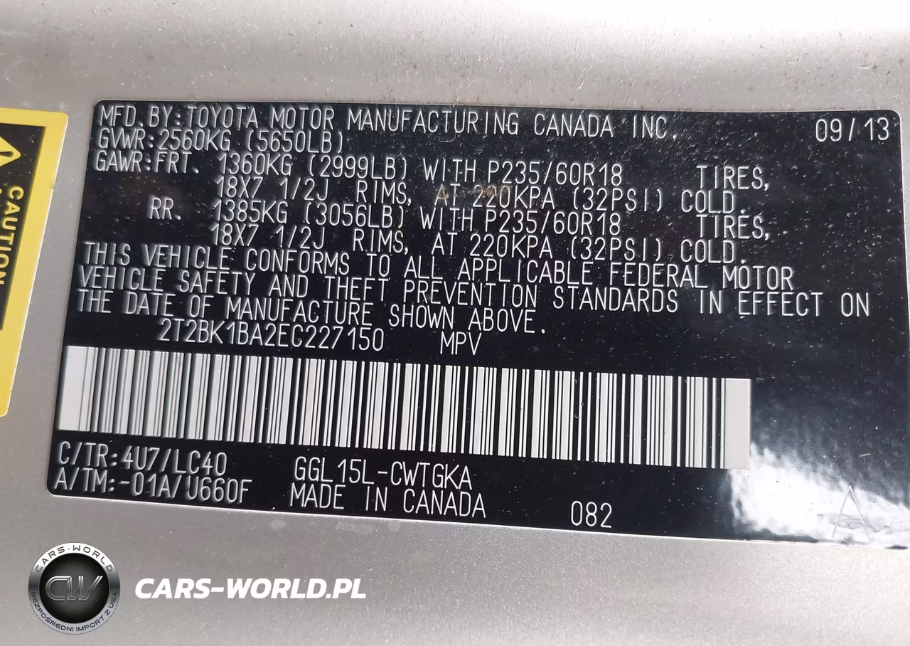 2014 Lexus Rx 350 VIN:2T2BK1BA2EC227150 - 9
