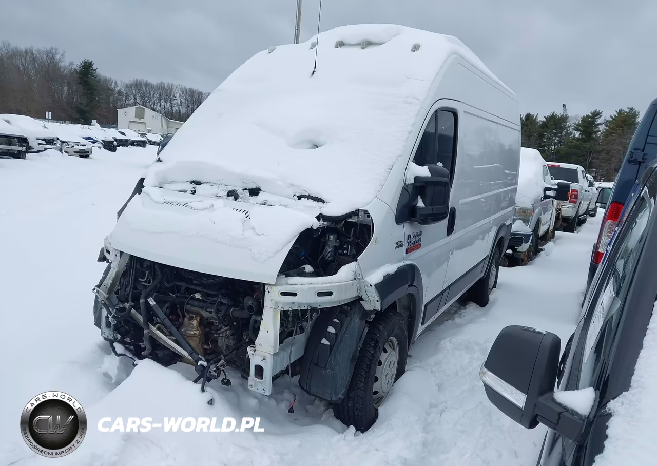 2019 Ram Promaster 1500 High Roof 136 Wb VIN:3C6TRVBG9KE556772 - 2