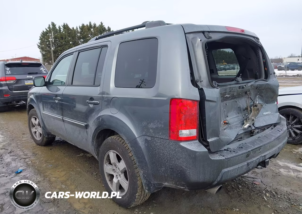 2011 Honda Pilot Ex-L VIN:5FNYF4H68BB029395 - 3