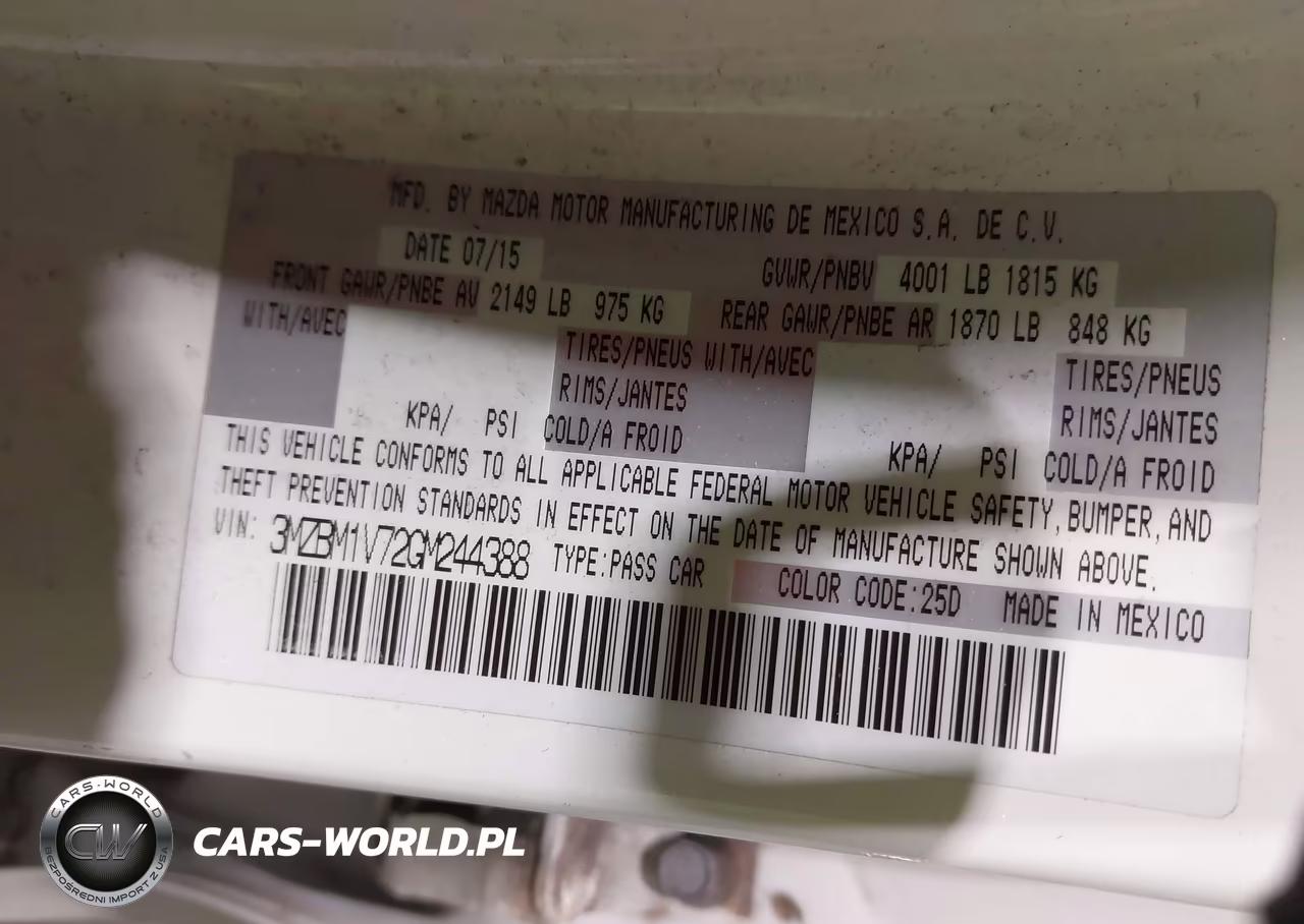 2016 Mazda Mazda3 VIN:3MZBM1V72GM244388 - 9