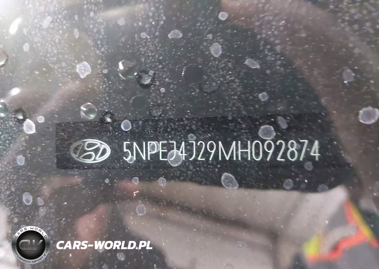 2021 Hyundai Sonata Sel Plus VIN:5NPEJ4J29MH092874 - 9