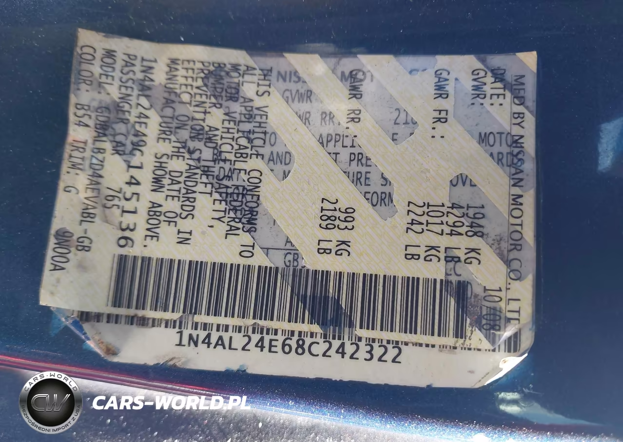 2009 Nissan Altima 2.5 S VIN:1N4AL24E49C145136 - 9