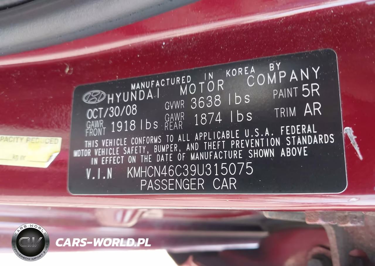2009 Hyundai Accent Gls VIN:KMHCN46C39U315075 - 9