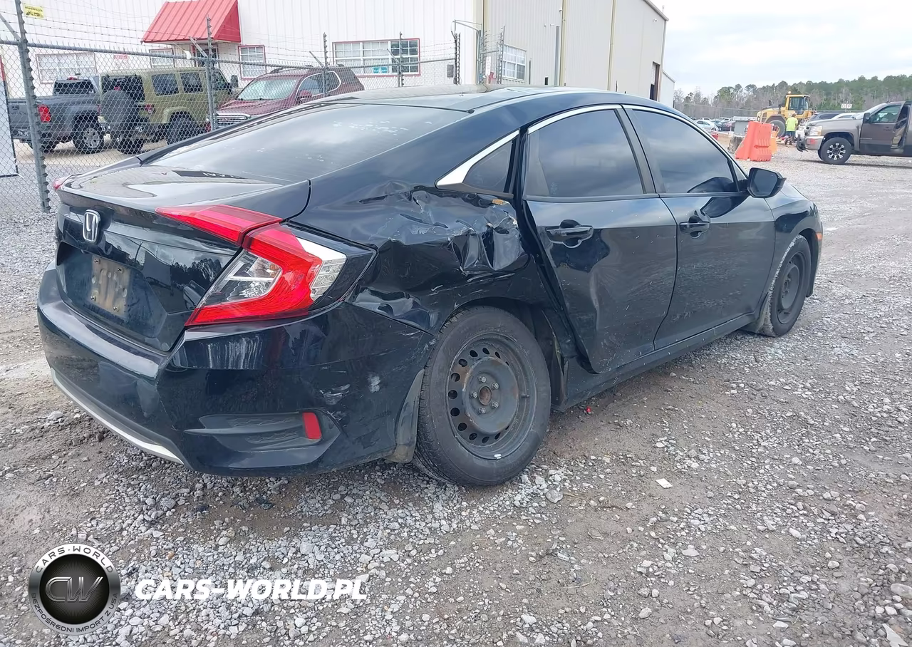 2020 Honda Civic Lx VIN:19XFC2F64LE022880 - 4
