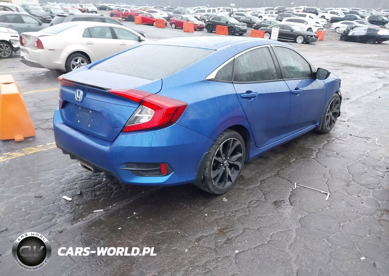 2021 Honda Civic Sport VIN:2HGFC2F89MH544820 - 4
