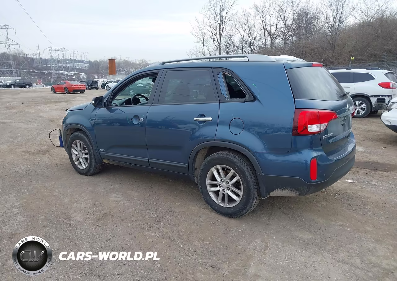 2015 Kia Sorento Lx V6 VIN:5XYKTDA72FG610830 - 3