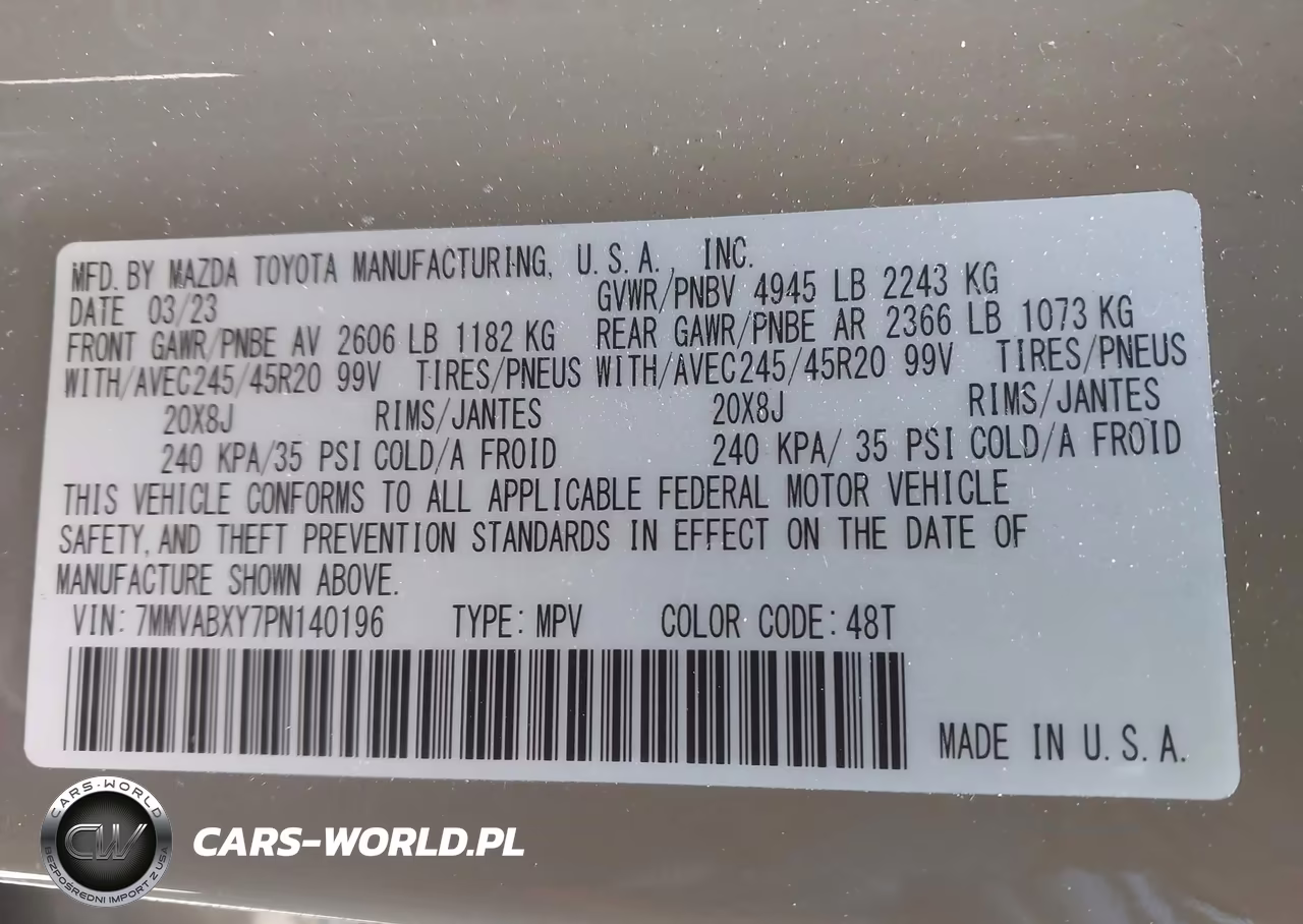 2023 Mazda Cx-50 2.5 Turbo VIN:7MMVABXY7PN140196 - 9